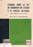 Estudios sobre la Ley de Seguridad del Estado y el Orden Interno vignette