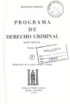 Programa de derecho criminal: v. 7 vignette
