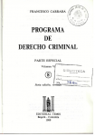 Programa de derecho criminal: v. 8 vignette