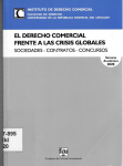 El derecho comercial frente a las crisis globales. Sociedades. Contratos. Concursos vignette