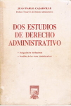 Dos estudios de derecho administrativo vignette