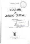 Programa de derecho criminal: v. 5 vignette
